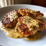 Knuspriges Hähnchen in Cremiger Dijon-Senfsauce