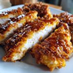 Knuspriges Hähnchenfilet mit Honigglasur
