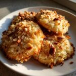 Kokosplätzchen mit Mandel-Topping