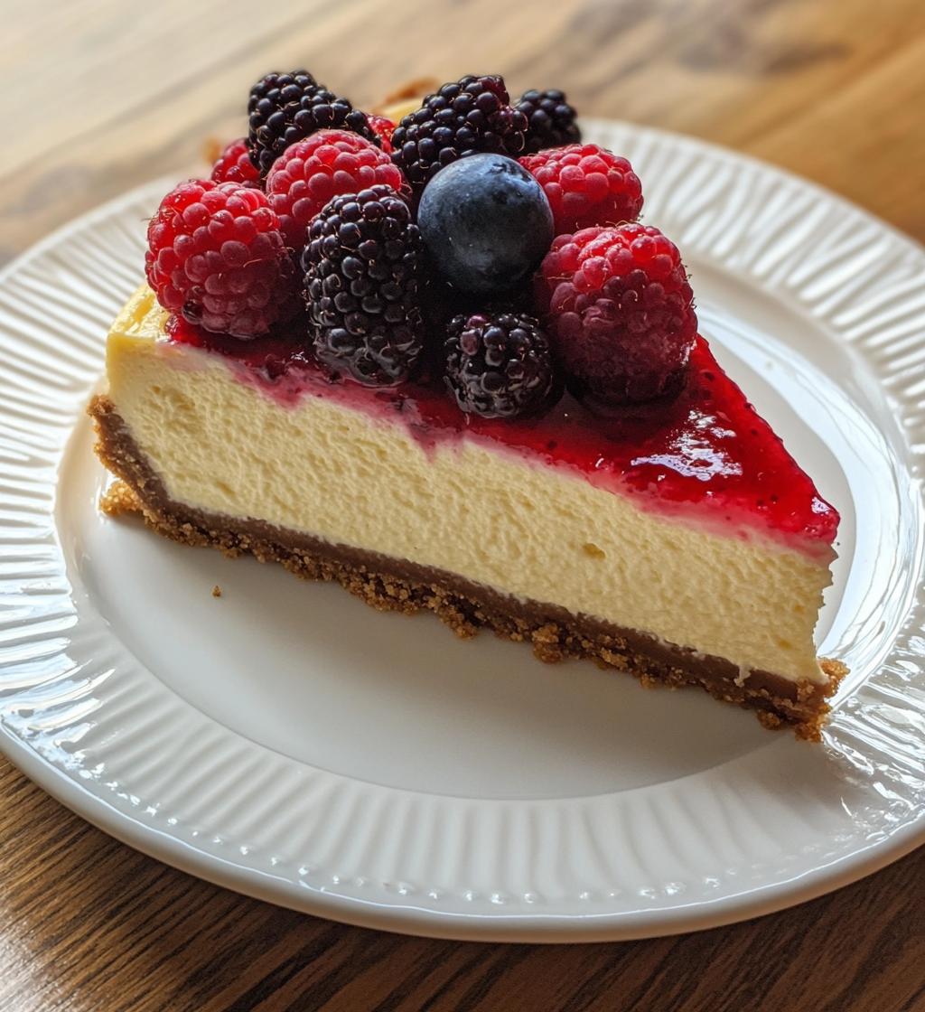 Käsekuchen mit Beeren