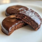 Lebkuchen mit Schokolade überzogen.