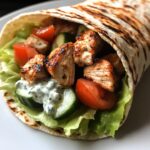 Mediterrane Hähnchen-Wraps