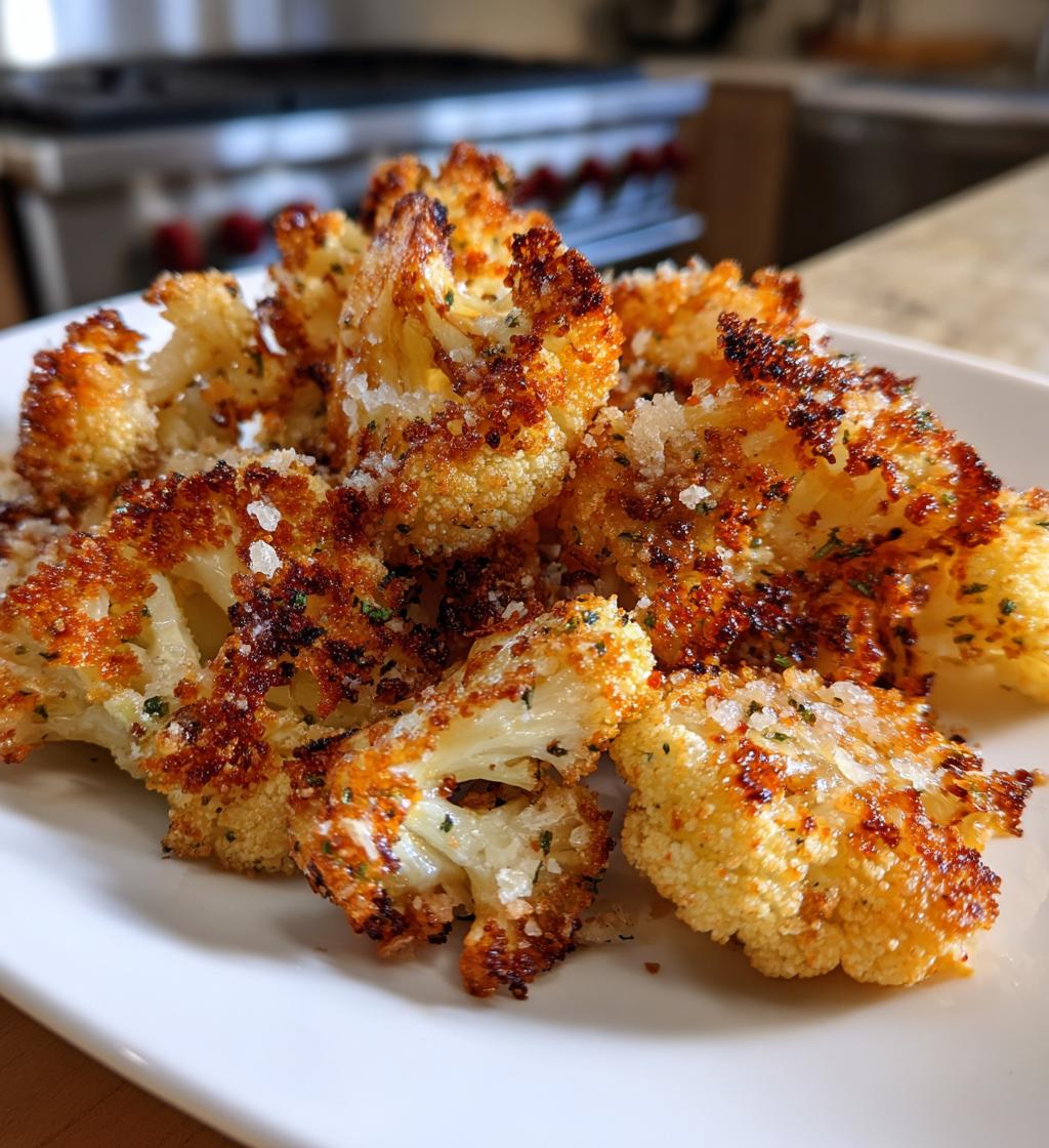 Parmesan-Gerösteter Blumenkohl