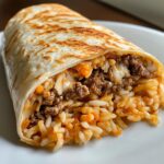 Rinderburritos mit Reis