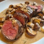 Rinderfilet mit cremiger Pilzsauce