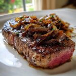 Rindersteak mit Balsamico-Zwiebeln