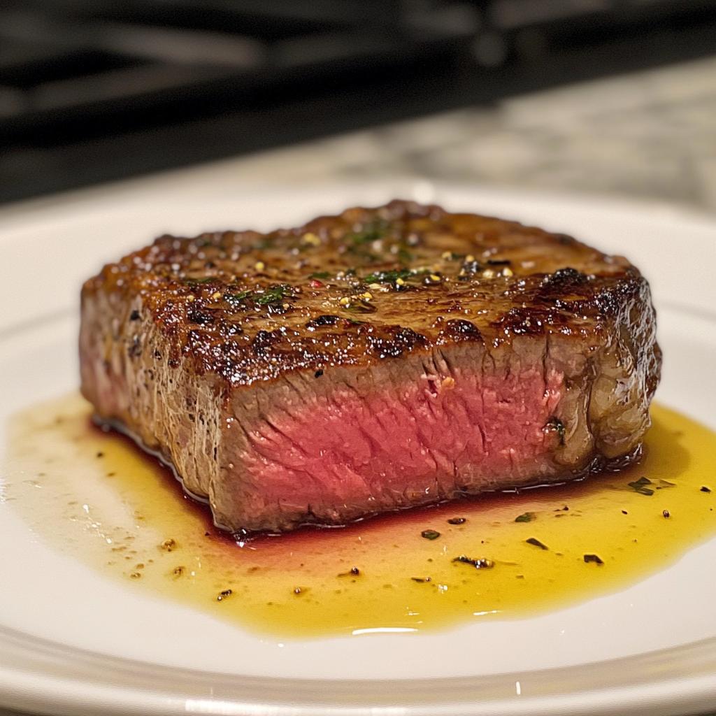 Rindersteak mit Knoblauchbutter