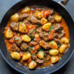 Rindfleisch-Gnocchi-Pfanne
