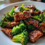 Rindfleisch mit Brokkoli und Sojasoße
