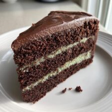 38g unwiderstehlicher Schokoladen-Pfefferminz-Kuchen so saftig