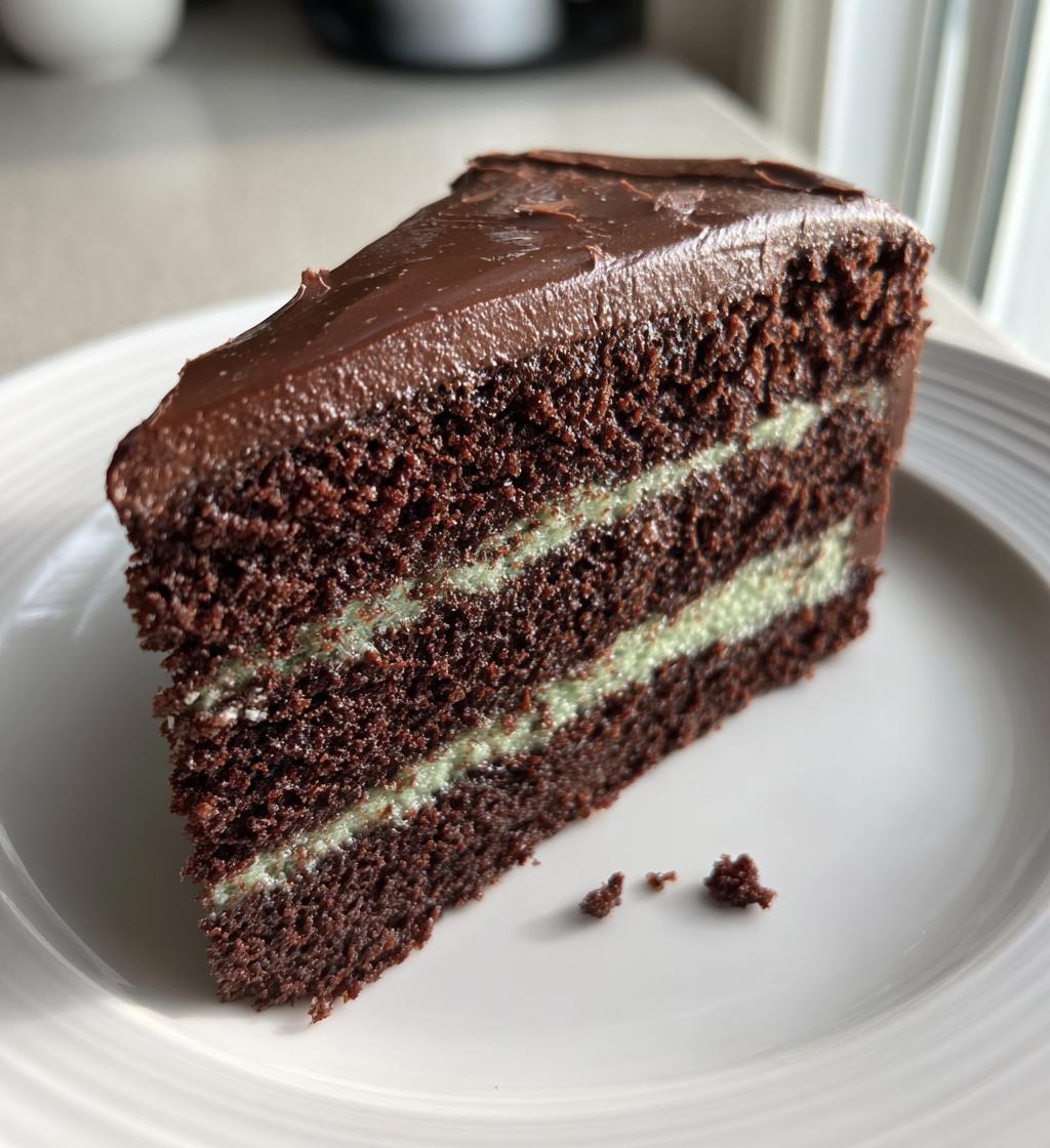 Schokoladen-Pfefferminz-Kuchen