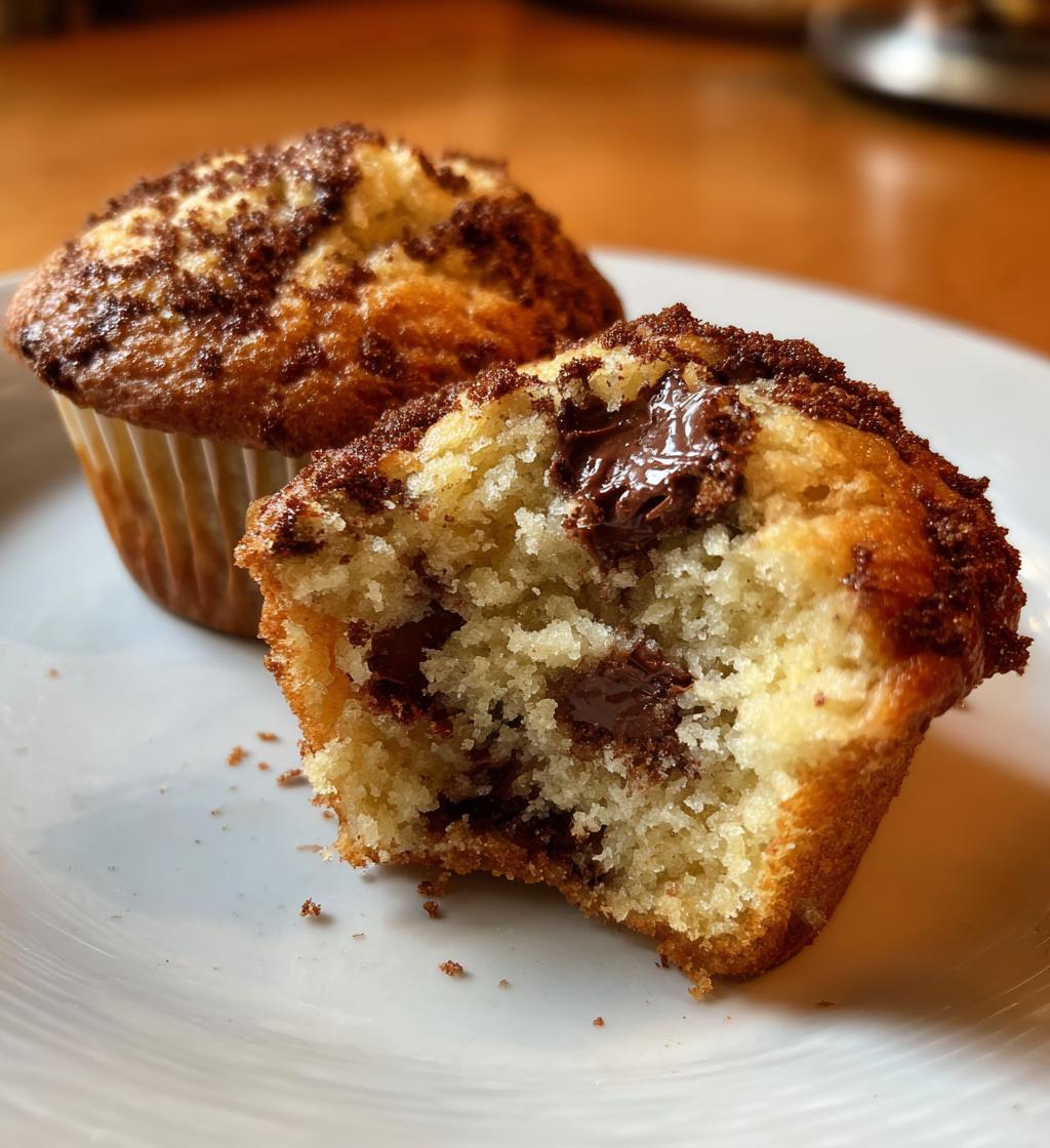 Schokoladenmuffins mit Schokostückchen