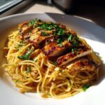 Spaghetti mit Hähnchen