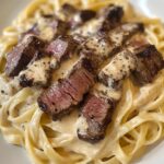 Steak Gorgonzola Alfredo