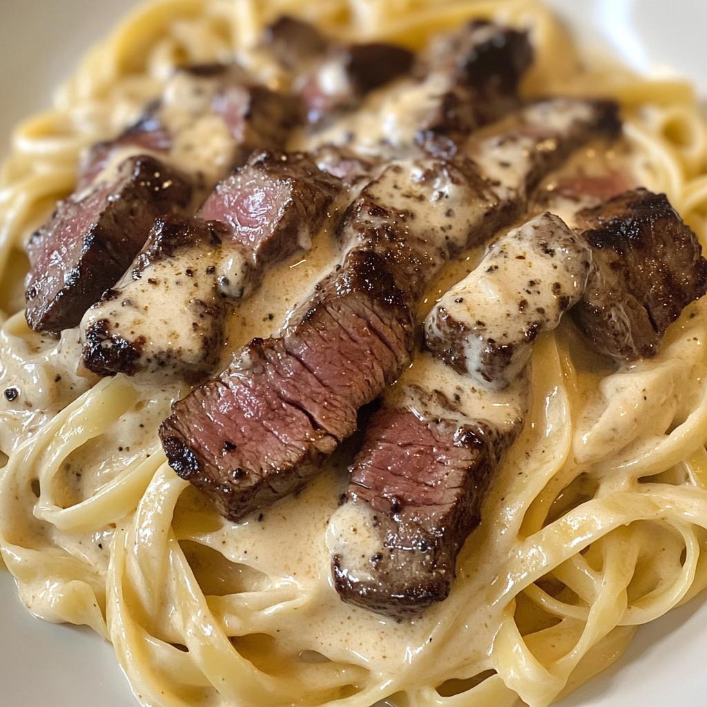 Steak Gorgonzola Alfredo