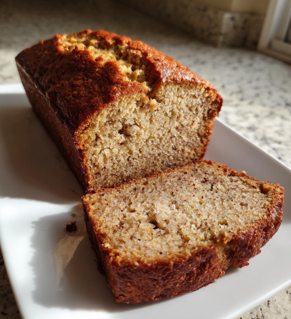 Bananenbrot mit 2 Bananen