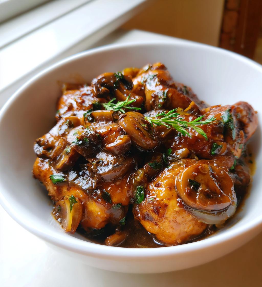 Chicken Marsala im Crockpot