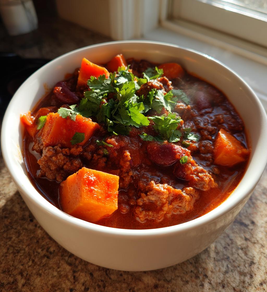 Chili mit Süßkartoffeln