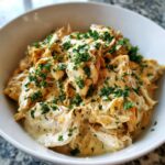 Cremiges Ranch-Hähnchen im Crockpot