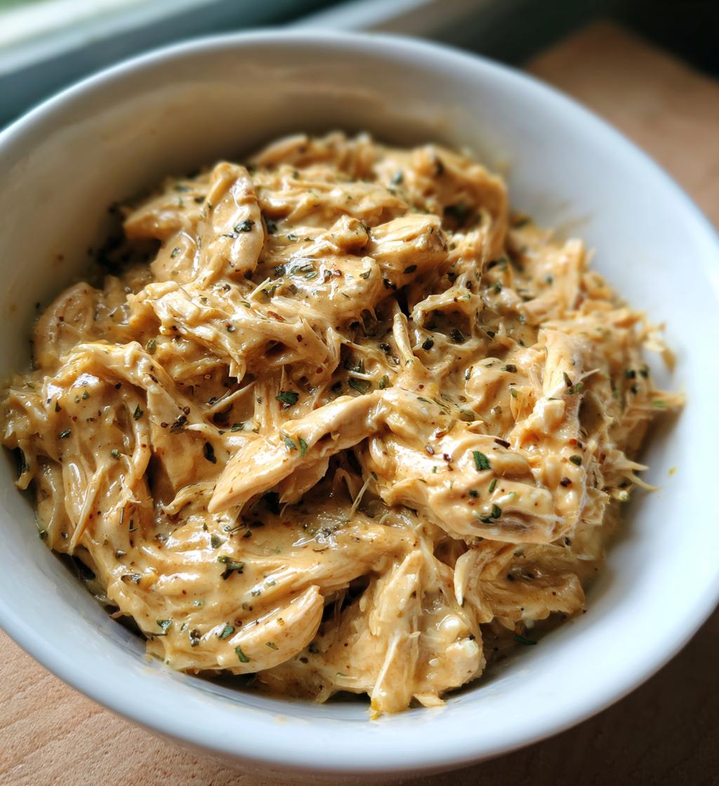 Cremiges Ranch-Hähnchen im Crockpot