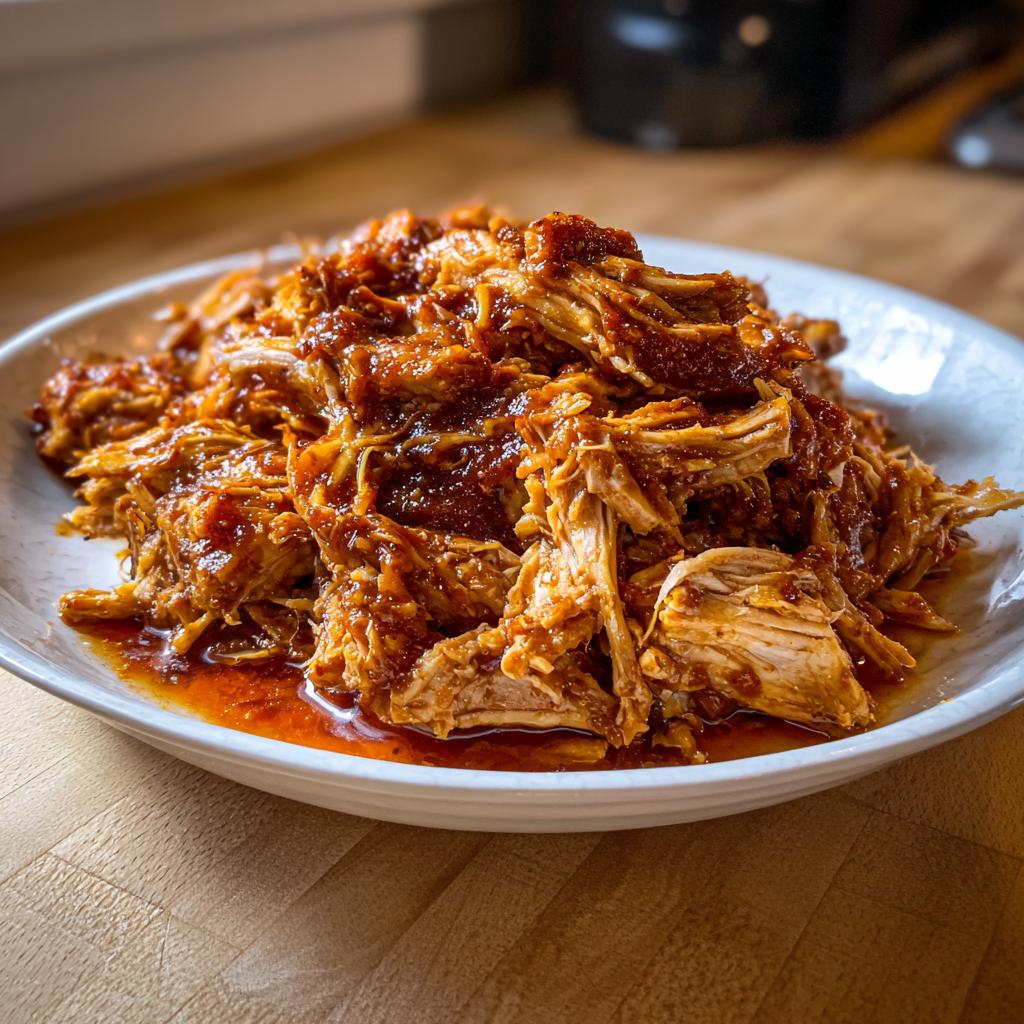 Crockpot BBQ Pulled Chicken