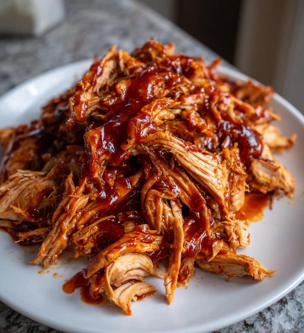 Crockpot BBQ Pulled Chicken