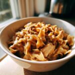 Crockpot-Hähnchen mit Nudeln