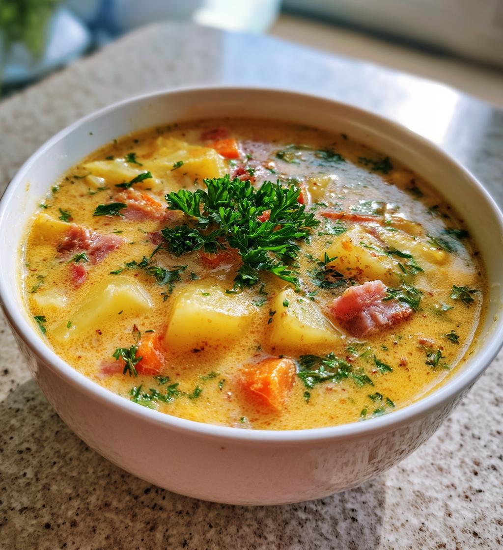 Crockpot-Schinken-Kartoffel-Suppe
