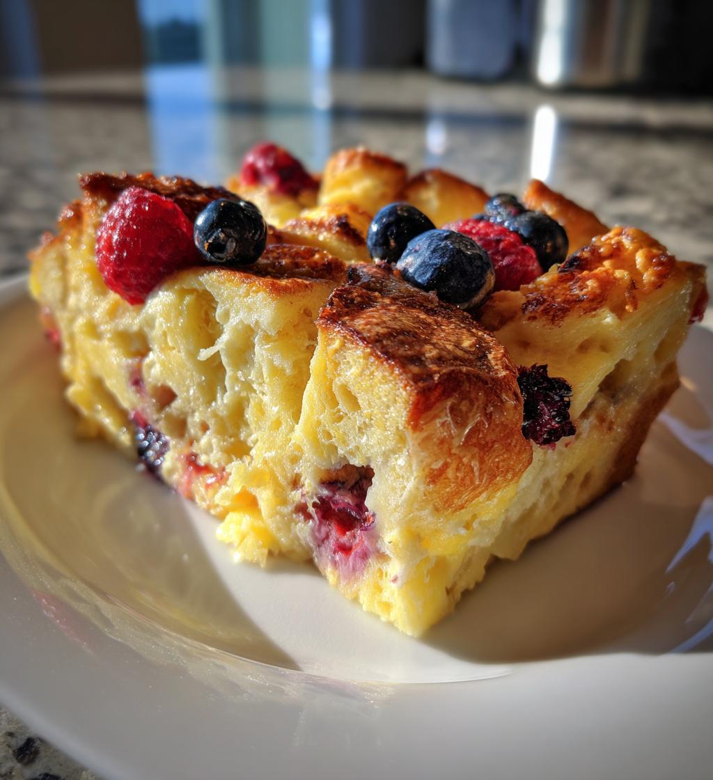Einfacher Overnight-Frühstücksauflauf