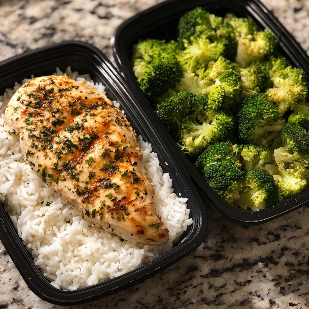 Einfaches Meal-Prep-Abendessen