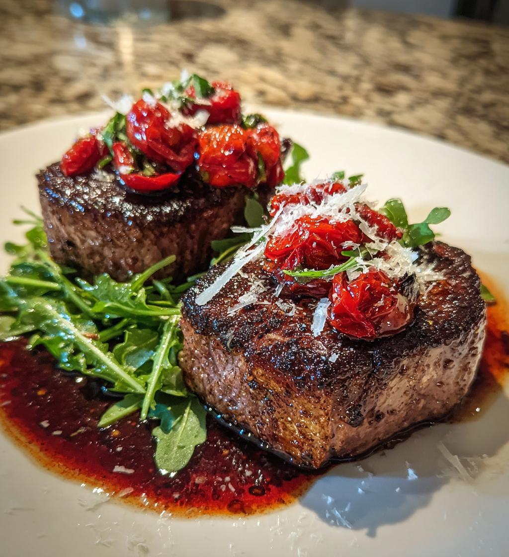 Essen im Valentinstagsstil