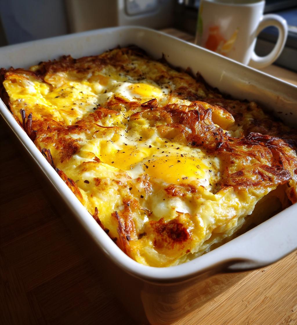 Frühstücksauflauf mit Rösti