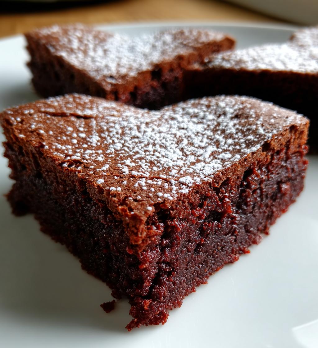 Herzförmige Brownies