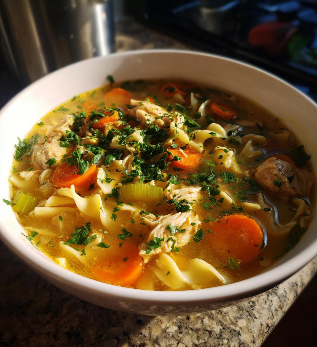 Hühnernudelsuppe