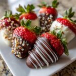 Ideen für schokoladenüberzogene Erdbeeren zum Valentinstag