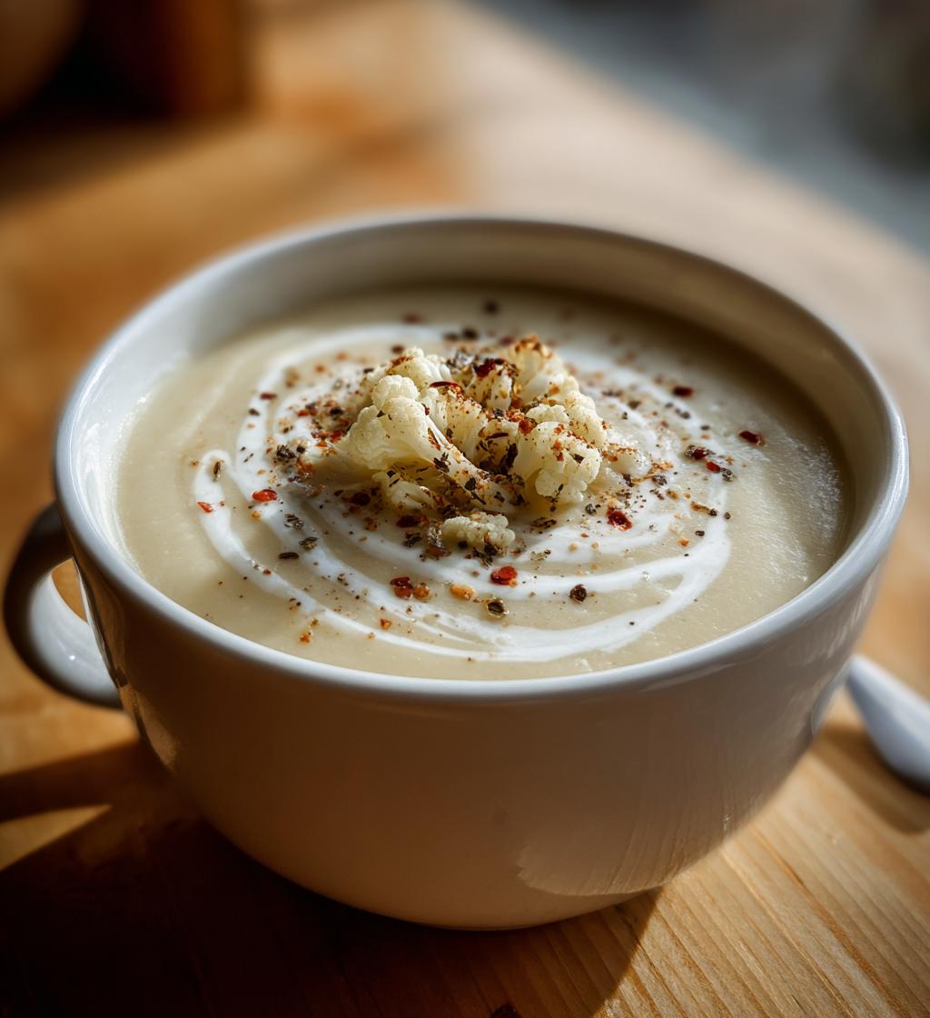 Kartoffel-Blumenkohl-Suppe