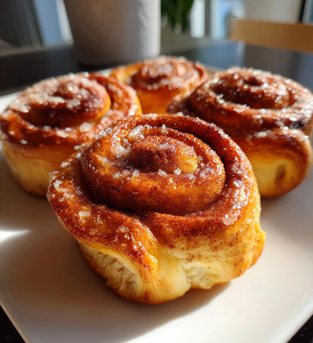 Kleine Menge Zimtschnecken
