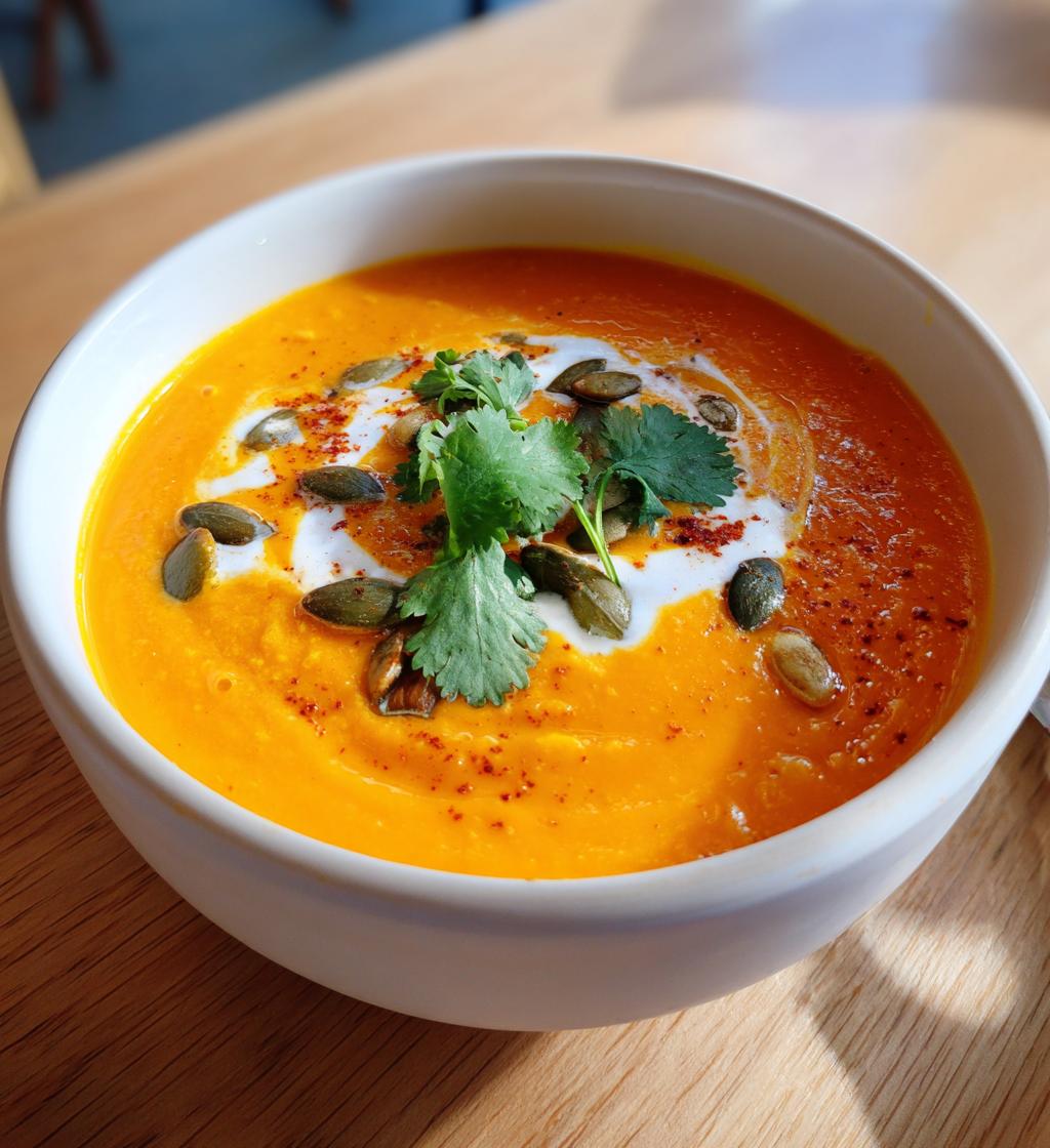 Kürbis-Süßkartoffel-Suppe