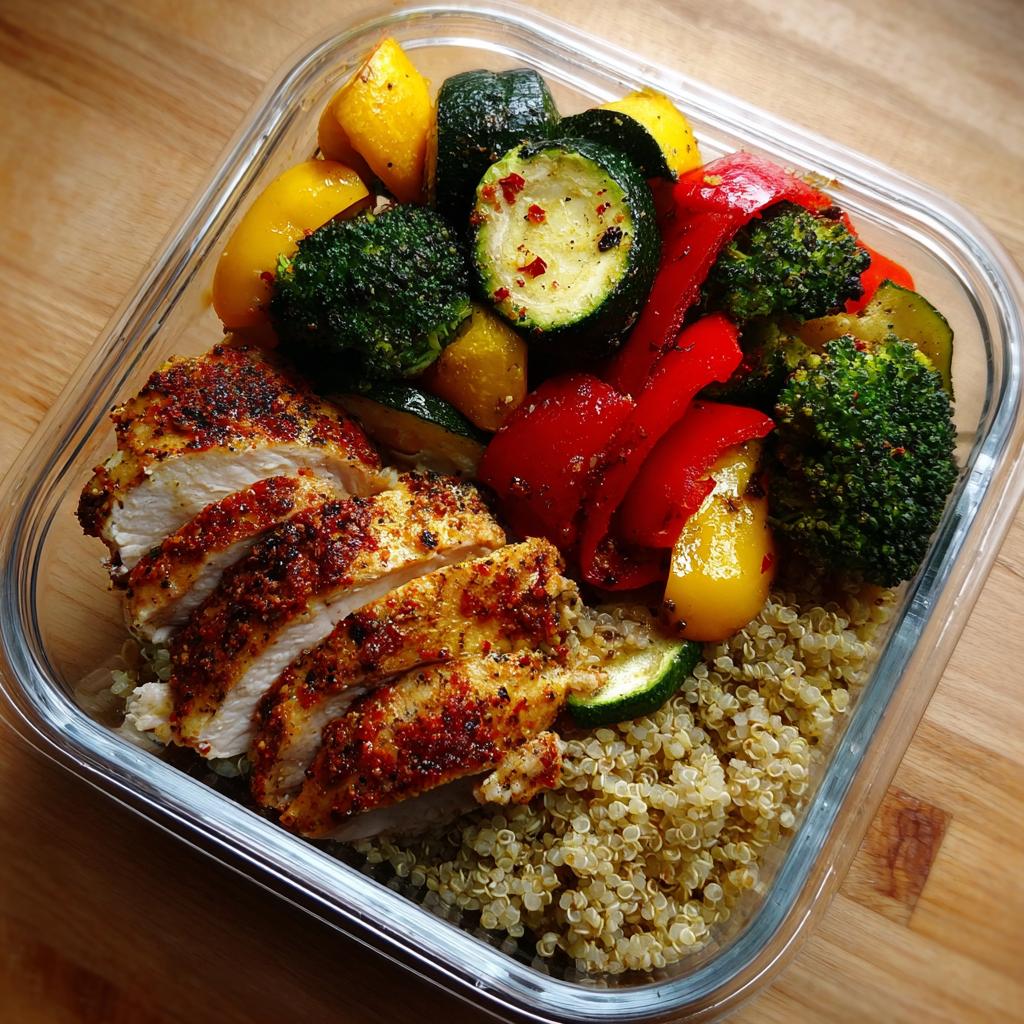Mittagessen Meal Prep für die Woche