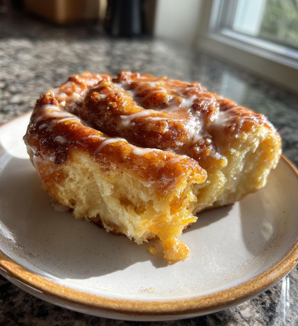 Orangen-Zimtschnecken