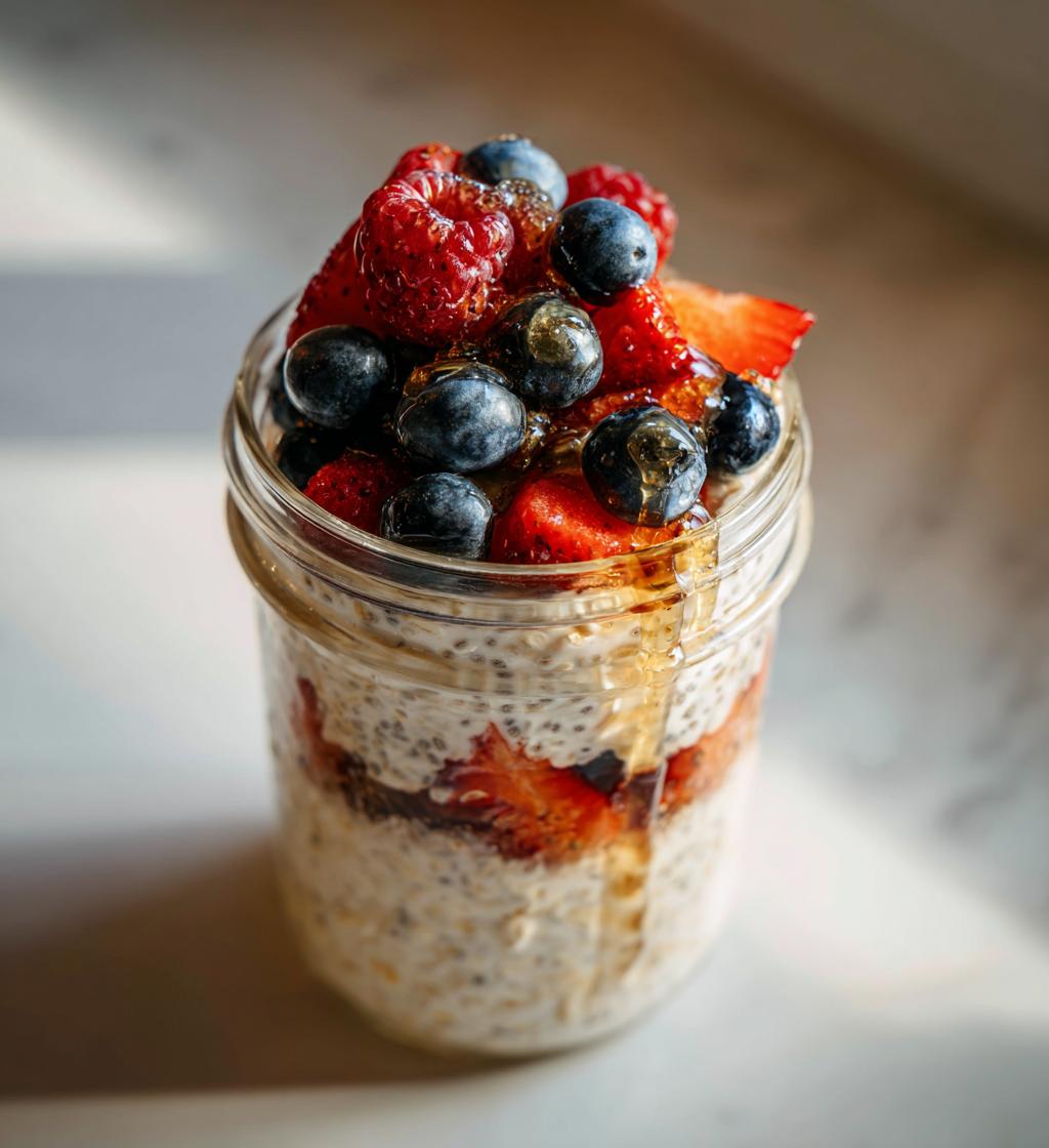 Overnight Oats mit Chiasamen