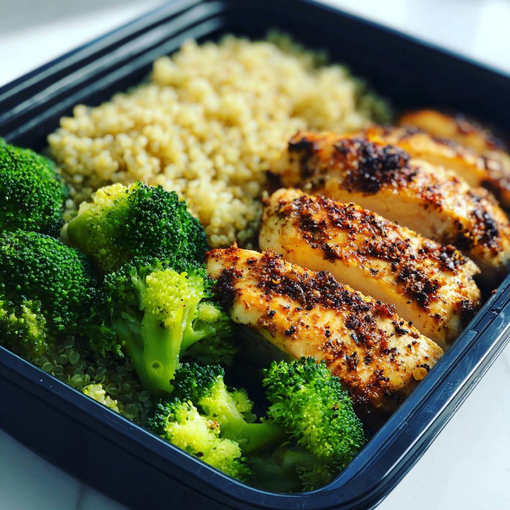 Proteinreiches Meal Prep