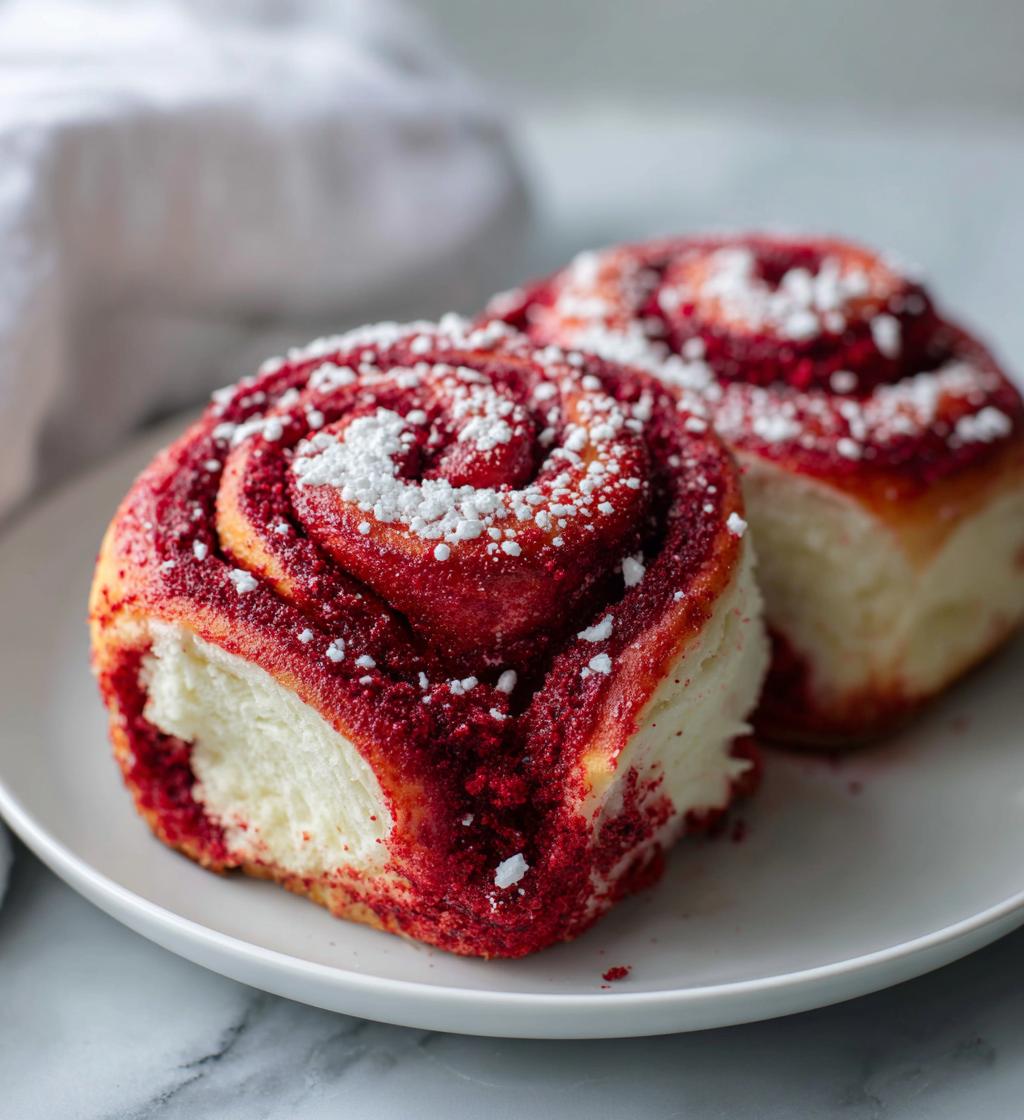Red-Velvet-Zimtschnecken