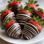 Rezepte für schokoladenüberzogene Erdbeeren