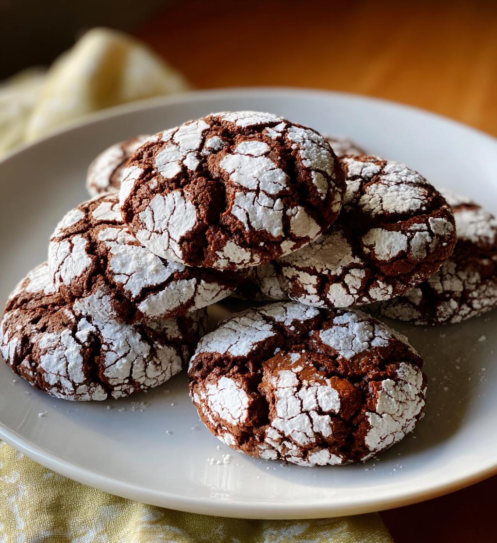 Schoko-Crinkle-Kekse mit Backmischung