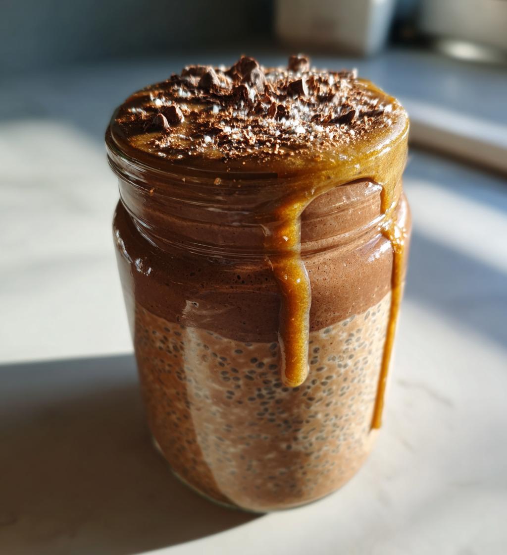 Schokoladen Overnight Oats