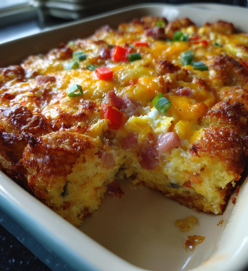 Tater-Tot-Frühstücksauflauf