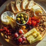 Valentinstag Käse- und Snackplatte