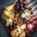 Valentinstag Snack- und Käseplatte
