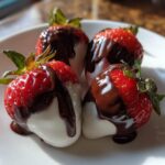 Valentinstags-Erdbeeren